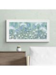 John Lewis Catherine Stephenson 'Lavender Daisy Meadow' Embellished Framed Print, 56 x 111cm, Blue/Multi