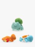 Pokémon Sleeping Bulbasaur, Charmander & Squirtle Plush Set