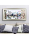 John Lewis Richard Macneil 'Piccadilly Circus' London Framed Print, 56 x 111cm, Multi