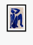 John Lewis Marcus Prime 'Postured Darling' Nude Framed Print & Mount, 74.5 x 54.5cm, Blue