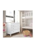Little Seeds Monarch Hill Poppy 3 Drawer Changing Table, White
