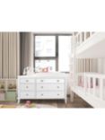 Little Seeds Monarch Hill Poppy 6 Drawer Changing Table, White