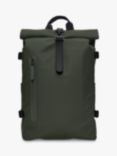 Rains Rolltop Rucksack, Green, Large