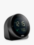 Braun Rotate Digital Travel Alarm Clock, Black