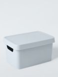 John Lewis ANYDAY Stackable Plastic Storage Box with Lid, Small