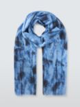 John Lewis Abstract Subtle Texture Scarf, Blue/Multi