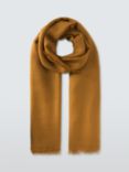 John Lewis Wool Modal Blend Scarf, Ochre