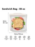 OXO Good Grips Reusable Silicone Sandwich Bag, 828ml, Clear