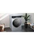 Siemens iQ700 WN54C2ATGB Freestanding Washer Dryer, 10.5kg/6kg Load, 1400rpm Spin, Silver