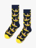 Happy Socks The Beatles Yellow Submarine Socks, Navy/Multi, One Size