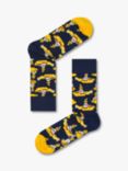 Happy Socks The Beatles Yellow Submarine Socks, Navy/Multi, One Size