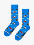 Happy Socks Car Socks, One Size, Blue/Multi