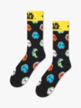 Happy Socks Star Wars Storm Trooper Socks, One Size, Black/Multi