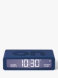 Lexon Flip Classic LCD Digital Alarm Clock, Navy