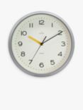 Acctim Rhea Retro Analogue Wall Clock, 29.5cm, Pigeon Grey