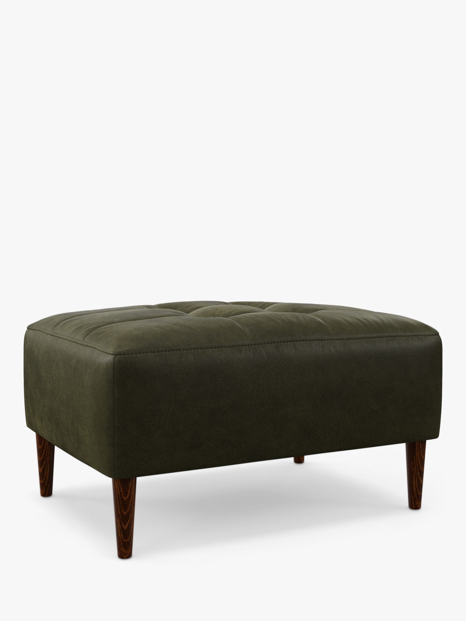 John Lewis Draper II Footstool, Dark Leg