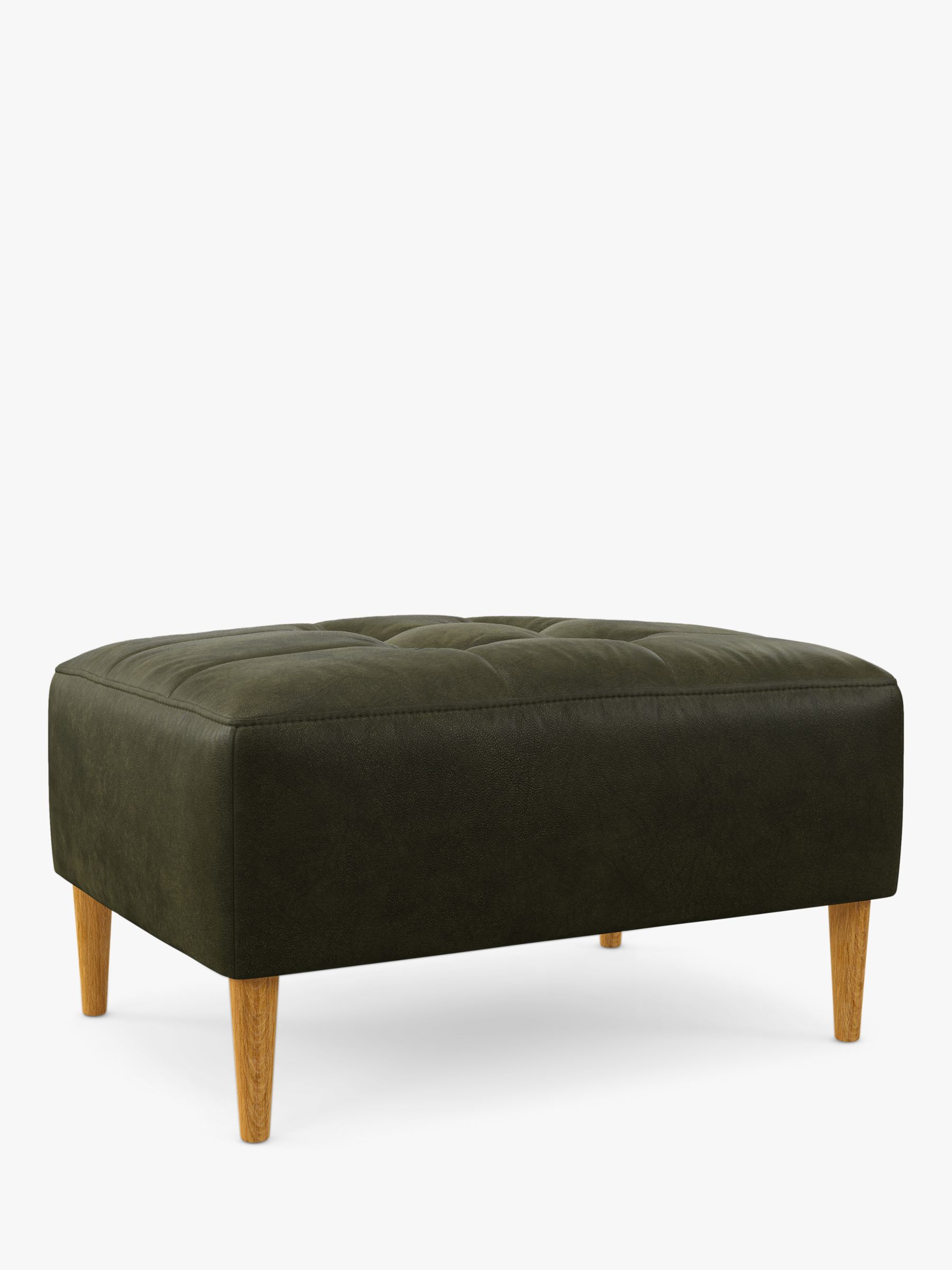 John Lewis Draper II Footstool, Light Leg