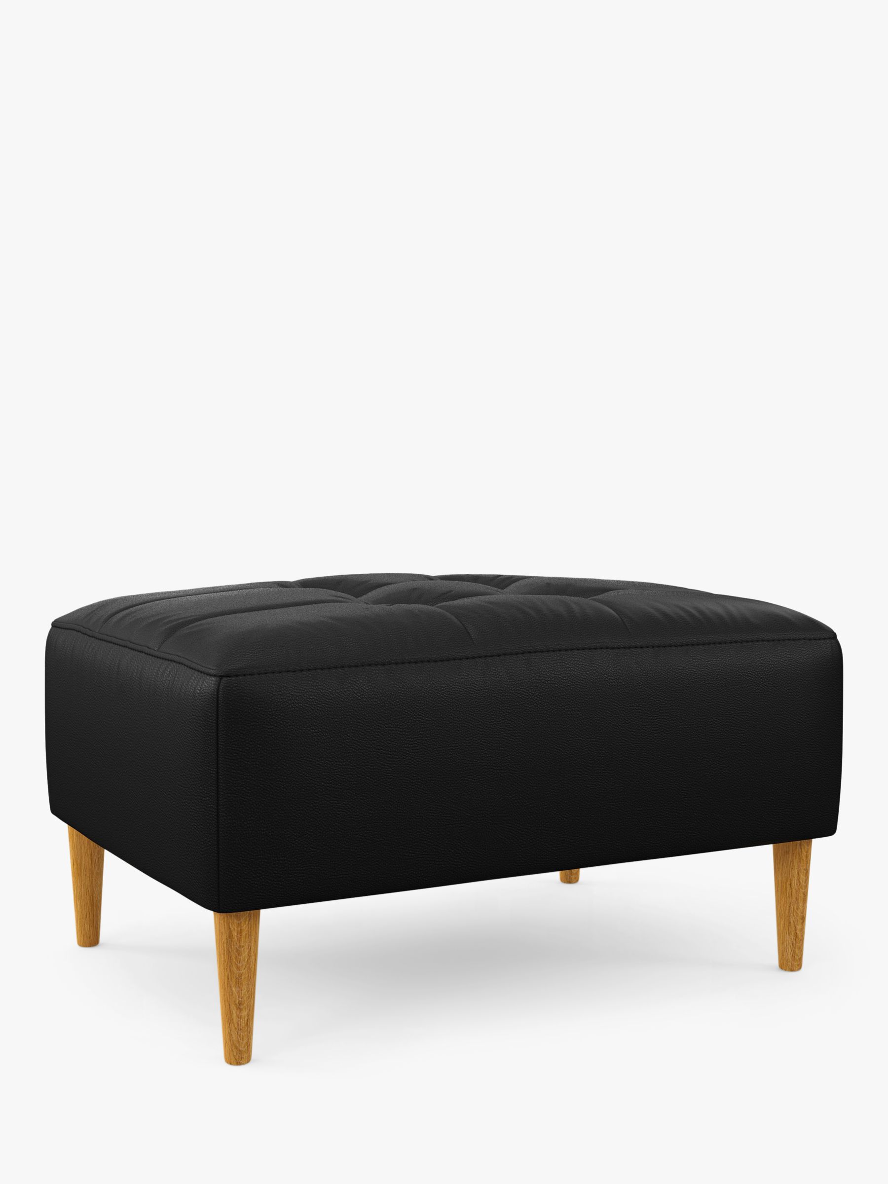 John Lewis Draper II Footstool, Light Leg