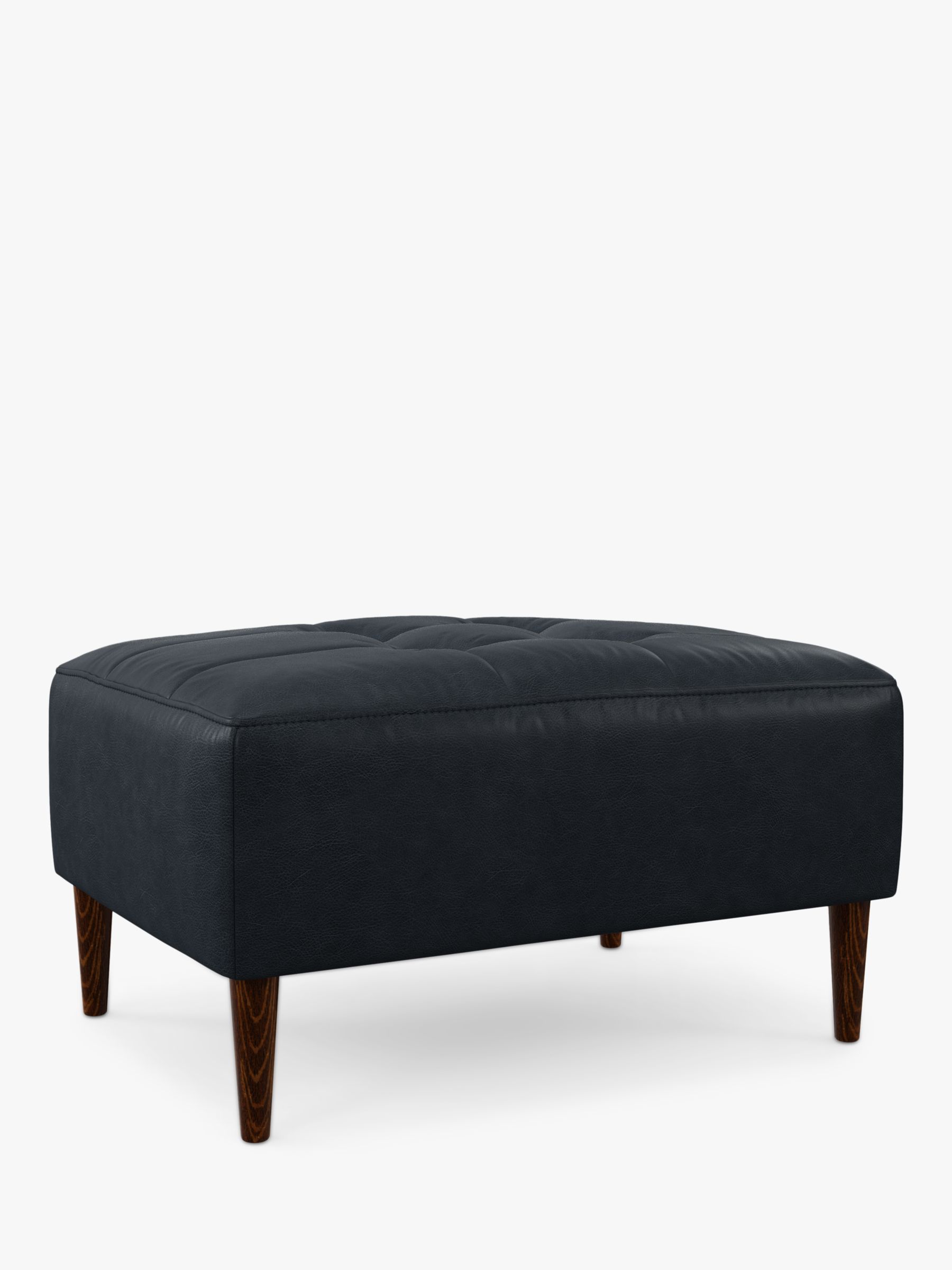 John Lewis Draper II Footstool, Dark Leg