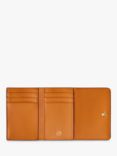 Mulberry Continental Small Classic Grain Leather Trifold Purse, Sunset