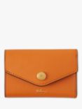 Mulberry Folded Multi-Card Heavy Grain Leather Wallet, Sunset