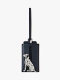 Mulberry Dalmatian Leather Luggage Tag, Night Sky/White