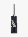 Mulberry Dalmatian Leather Luggage Tag, Night Sky/White