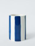 John Lewis Stripe Bathroom Tumbler, Delft