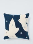 John Lewis Peace Bird Cushion, Midnight