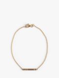L & T Heirlooms Second Hand 9ct Yellow Gold 'Love' Bracelet, Gold