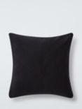 John Lewis Corded Square Cushion, Black