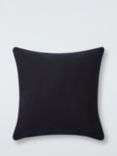 John Lewis Corded Square Cushion, Black