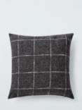 John Lewis Window Check Cushion, Sand