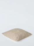 John Lewis Window Check Cushion, Sand, Sand