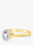 Milton & Humble Jewellery Pre-Loved 18ct White and Yellow Gold Diamond Engagement Ring