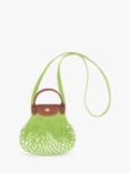Longchamp Le Pliage Filet Mini Top Handle Bag, Green