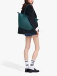 Longchamp Le Pliage Green Recycled Canvas Large Shoulder Bag, Peacock