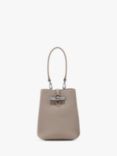 Longchamp Le Roseau Leather Extra Small Bucket Bag, Clay