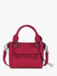 Longchamp 3D Mini Leather Crossbody Bag, Magenta