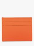 Longchamp Le Roseau Leather Card Holder, Orange