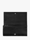 Longchamp Le Roseau Textured Leather Flap Over Wallet