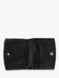 Longchamp Le Roseau Leather Wallet, Black