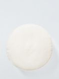 John Lewis Bouclé Beanbag Pouffe, Marshmallow