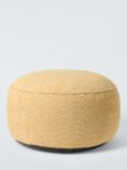 John Lewis Bouclé Beanbag Pouffe, Auburn