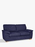 John Lewis Camden Medium 2 Seater Sofa, Light Leg, Easy Clean Recycled Brushed Cotton Navy