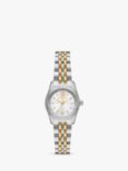 Michael Kors Women's MK4740 Lexington Cubic Zirconia Bracelet Strap Watch, Two-tone