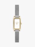 Skagen SKW3147 Women's Hagen Micro Mesh Strap Watch, Silver/White