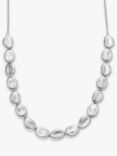 Skagen Silver-Toned Beaded Necklace