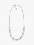 Skagen Silver-Toned Beaded Necklace