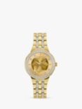 Bulova 97L176 Women's Crystal Bracelet Strap Watch, Gold